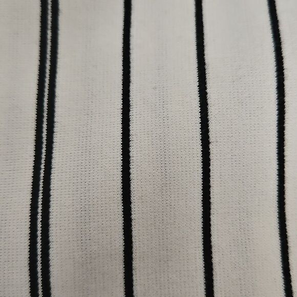 Striped Black and White Women's Shorts - Picture 13 of 16